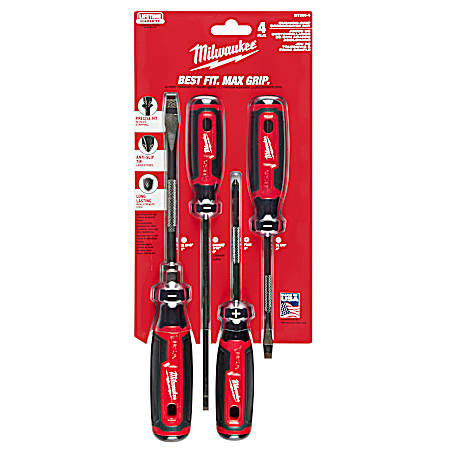4 pc. Cushion Grip Screwdriver Set