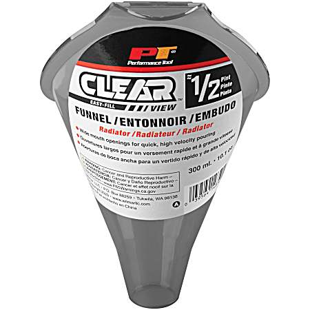 Clear View Easy-Fill Funnel 1/2 Pint