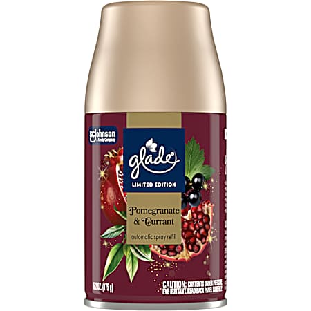 6.2 oz Glade Automatic Spray Air Freshener Refill Pomegranate & Currant