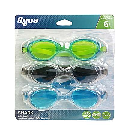 SHARK 3 Pack Goggles  Youth