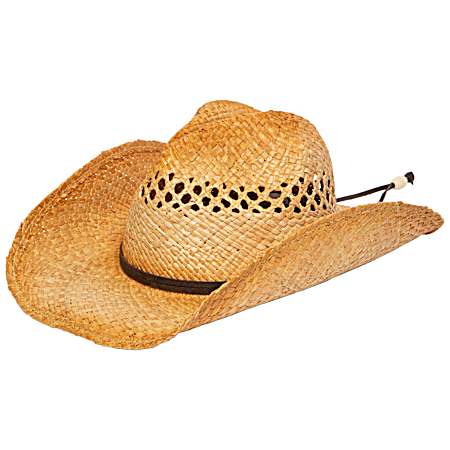 Women's Tea Raffia Cowboy Hat