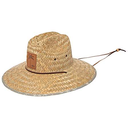 Men's Natural Straw Cattleman's Crease Lifeguard Hat