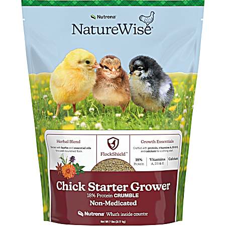 7 lbs NatureWise Chick Starter Grower 18% Protein Crumble