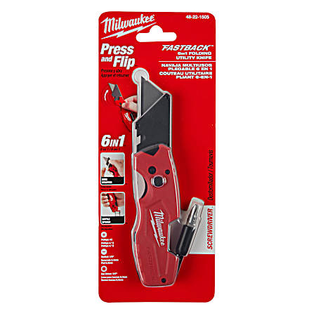 FASTBACK 6-in-1 Folding Utility Knife