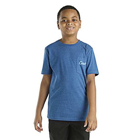 Boys' Heather Limoges Pocket Short Sleeve Shirt