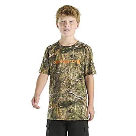 Boys' Mossy Oak Country DNA Graphic Short Sleeve Shirt