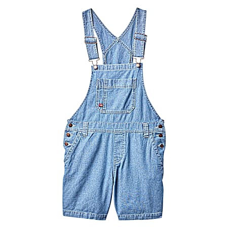 Women's Fisher Stripe Bib Shortalls