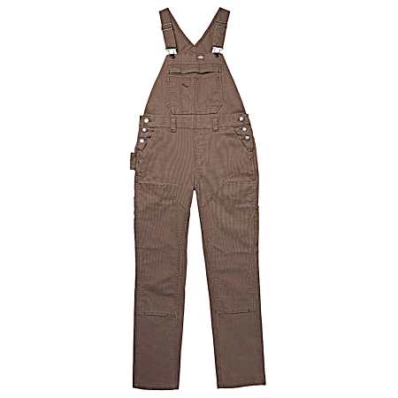 Women's Mushroom Double Front Bib Overalls