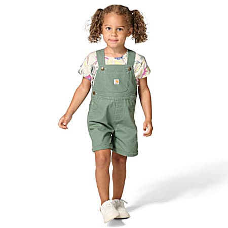 Toddler Girls' Laurel Wreath Veggie Print Shortall Set - 2 Pc