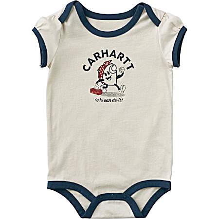 Infant Turtle Dove Rosie Short Sleeve Bodysuit