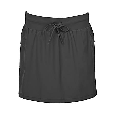 Women's Black Interlock Skort