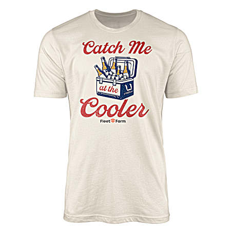 Men's Natural Beer Cooler Short Sleeve Shirt