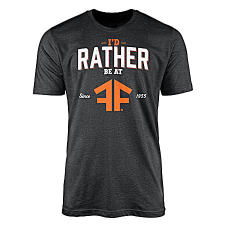 Men's Dark Heather Rather Be Short Sleeve Shirt