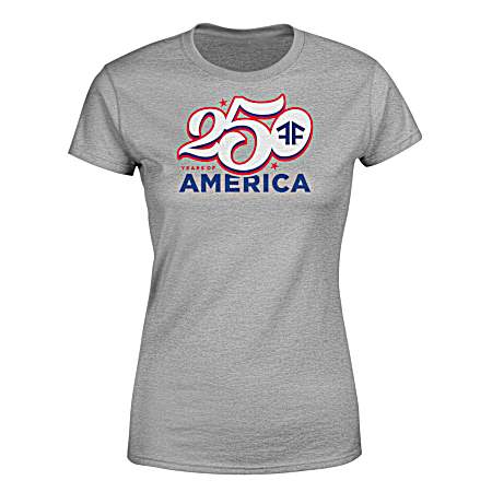 Women's Sport Grey 250 FF Logo Short Sleeve Shirt