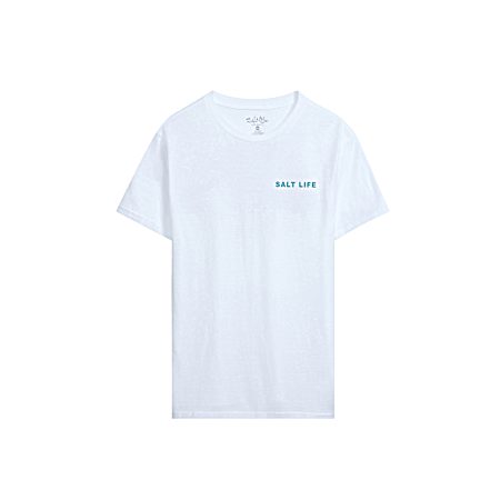 Men's White Tuna Tails Short Sleeve Shirt