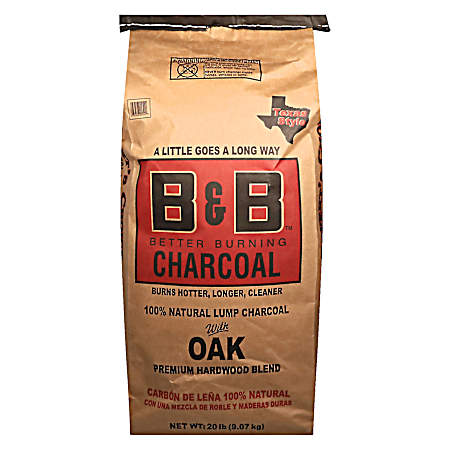 20 lb Hickory Lump Charcoal