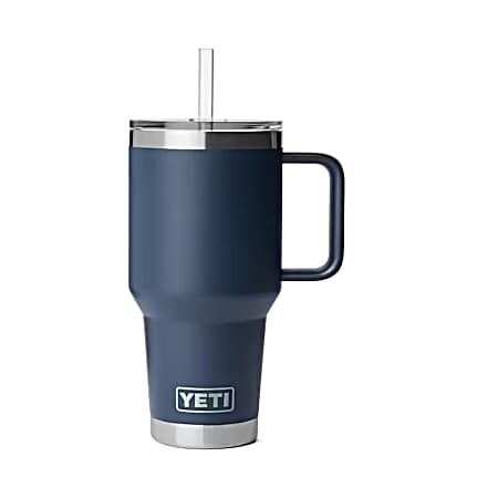 Rambler Straw Mug 2.0 Navy - 35 Oz
