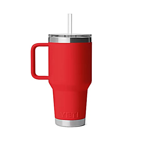 Rambler Straw Mug 2.0 Rescue Red - 35 Oz