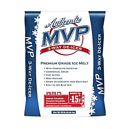Authentic MVP 3-Way Deicer -15 deicer 50lb Bag