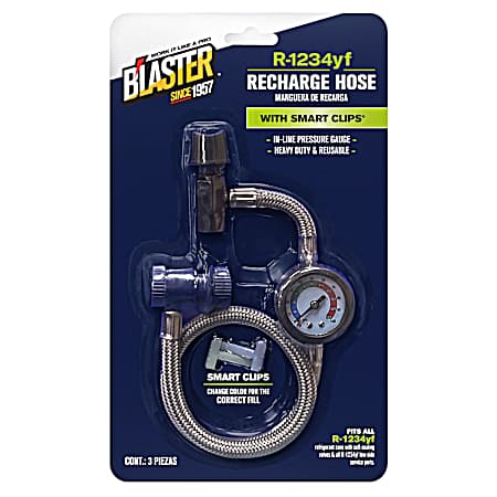 R1234yf Recharge Hose with Smart Clips