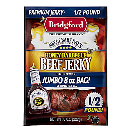8 Oz. SBR Honey Barbecue Beef Jerky
