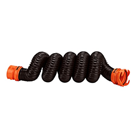 RhinoFLEX 10 ft. Sewer Hose Extension with Swivel Bayonet & Lug