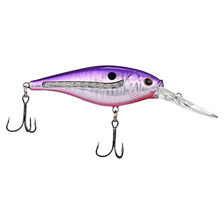 3 Pk Scented Flicker Shad - Slick Purple Candy
