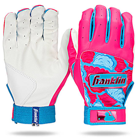 MLB Youth Large Cotton Candy DigTek Batting Glove