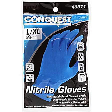 12 ct. Nitrile Disposables