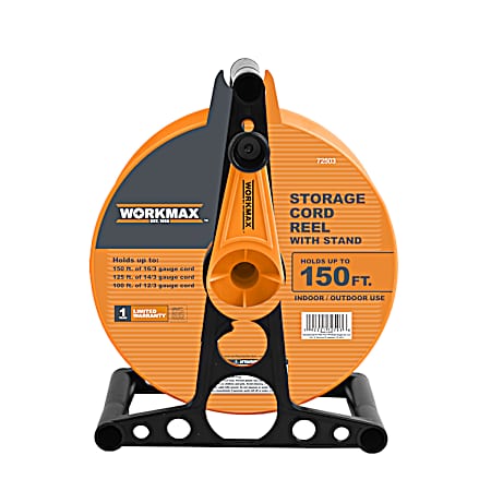 Heavy Duty Cord Storage Reel with Stand