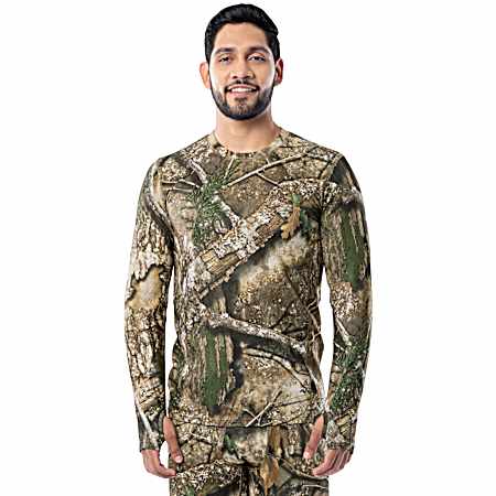 Men's Camo Thermal Long Sleeve Base Layer