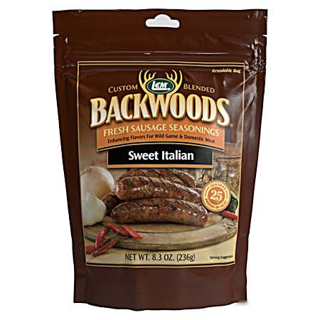 Backwoods Sweet Italian Fresh Sausage Seasoning for 25 Lbs.