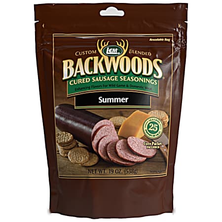 Backwoods Summer Sausage Cured Sausage Seasoning for 25 Lbs.