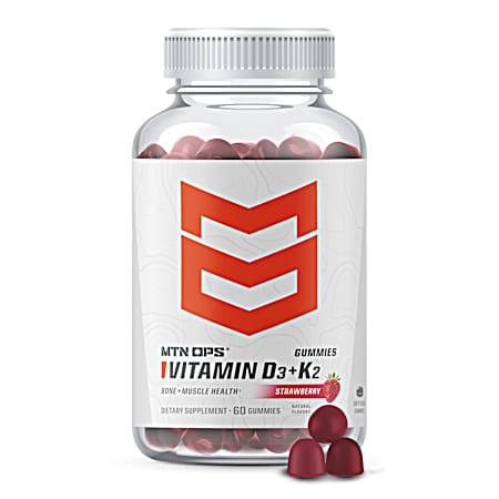 60 ct. Vitamin D3 + K2  Gummies