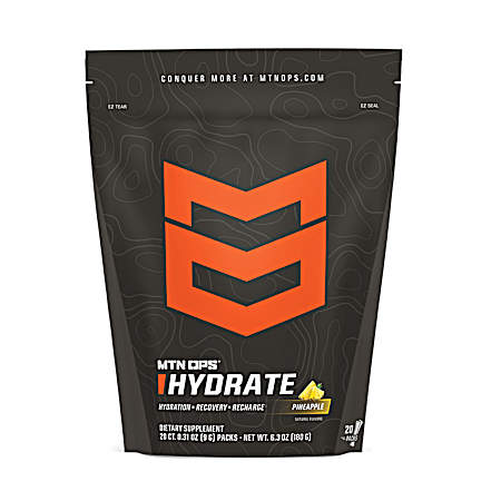 20 pk. Trail Pack Hydrate - Pineapple