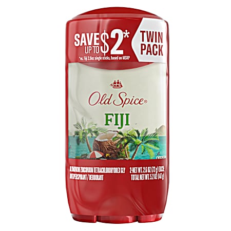2 pk. 2.6 oz. Antiperspirant Deodrant Fiji
