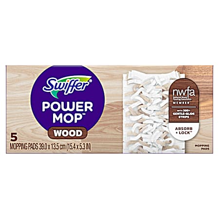 5 ct. PowerMop Refill Wood
