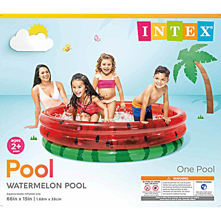 66 in. x 15 in. Watermelon Pool