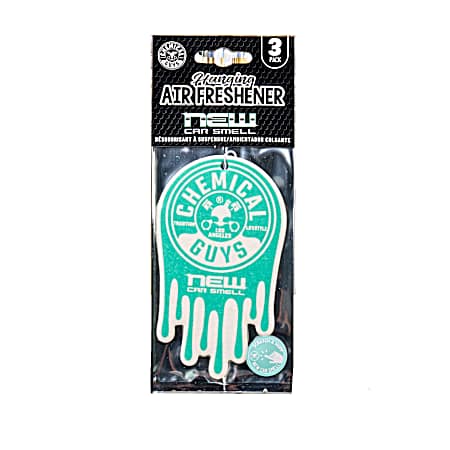 3 pk. Hanging Air Freshener New Car
