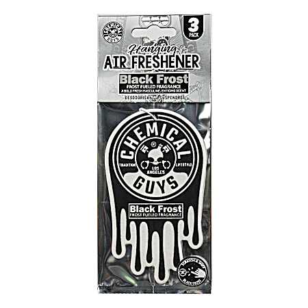 3 pk. Hanging Air Freshener Black Frost