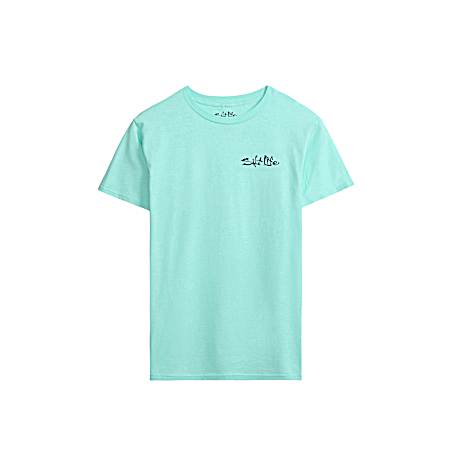 Men's Aruba Blue Beach Shack Short Sleeve Shirt