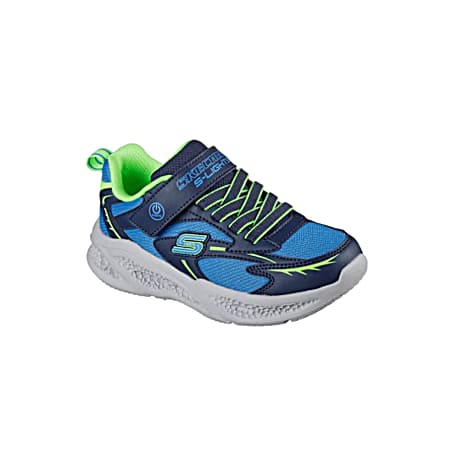 Kids' Navy Meteor Lights Athletic Shoes