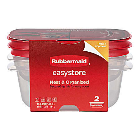2 pc Easy Store Medium Square Value Pack