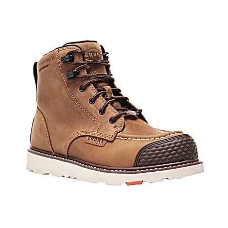 Men's Brown Marin 6 in. Composite Brunt Toe Boots