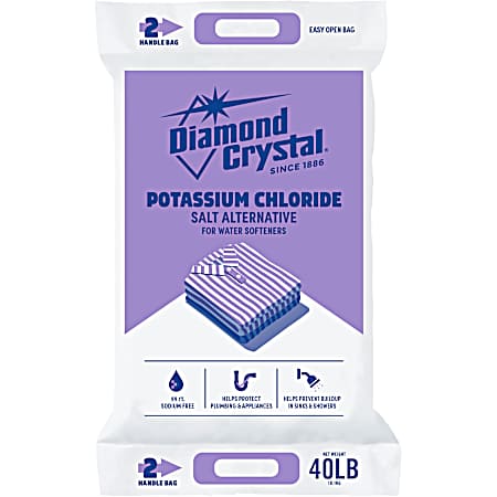 40 lbs Potassium Chloride Water Softener Salt Alternative