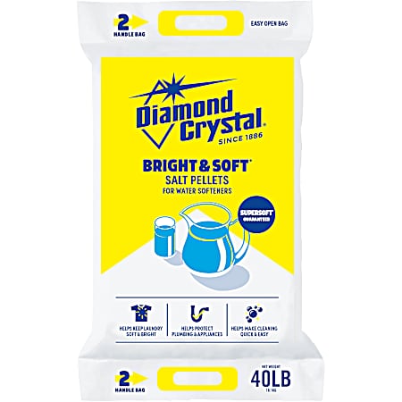 40 lbs Bright & Soft Water Softener Salt Pellets