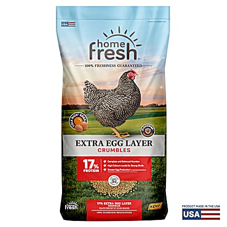 Home Fresh Extra Egg Layer Poultry Feed - 50 lb
