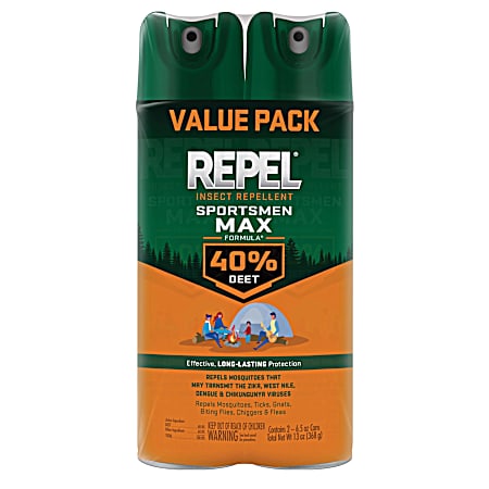 6.5 oz Sportsman Max Insect Repellent - 2 Pk