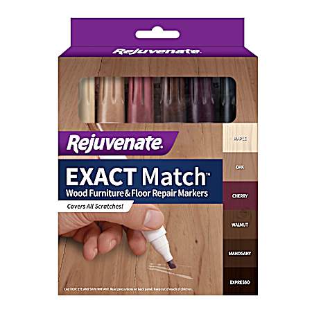 Wood Furniture & Floor Repair Markers - 6 pk