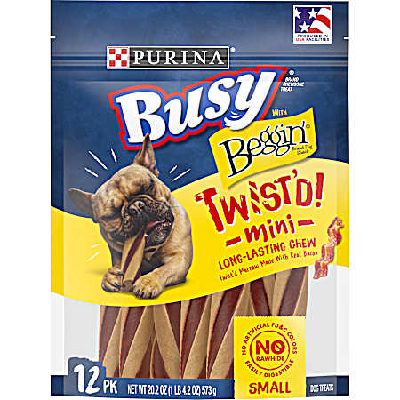 Busy Beggin' 20.2 oz Twist'd Mini Dog Treats